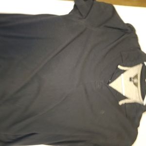 Three volcano short sleeves button collard neck shirts.